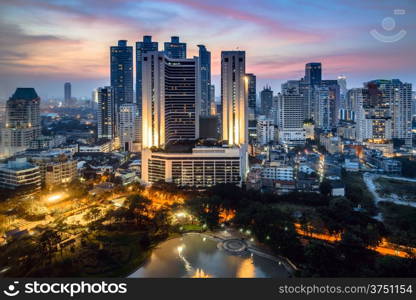 Bangkok cityscape