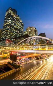 Bangkok downtown skylines building in Thailand