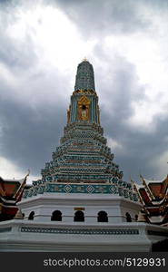 bangkok in temple thailand abstract cross colors roof wat palaces asia sky and colors religion mosaic rain