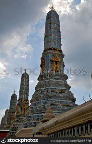 bangkok in temple thailand abstract cross colors roof wat palaces asia sky and colors religion mosaic rain