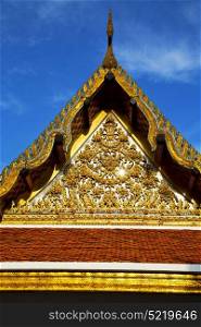bangkok in the temple thailand abstract cross colors roof wat palaces asia sky and colors religion