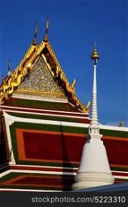 bangkok in the temple thailand abstract cross colors roof wat palaces asia sky and colors