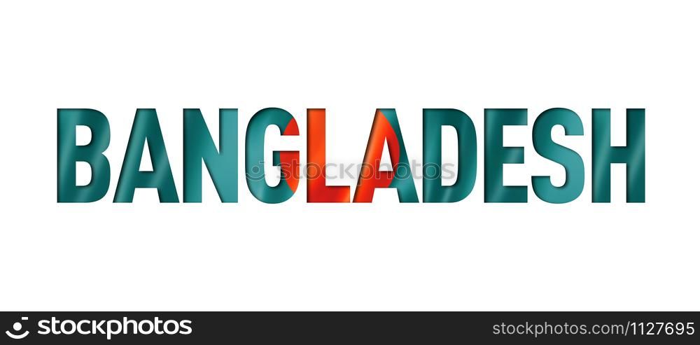 bangladeshi flag text font. bangladesh symbol background. bangladesh flag text font