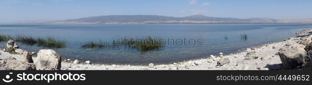 Bank of Egirdir lake, Turkey