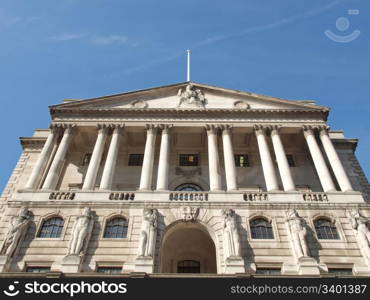 Bank of England. The historical building of the Bank of England, London, UK