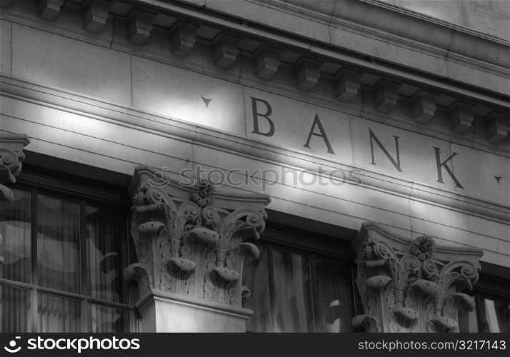 Bank of Montreal - Winnipeg, Manitoba, Canada in winter