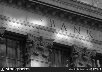 Bank of Montreal - Winnipeg, Manitoba, Canada in winter