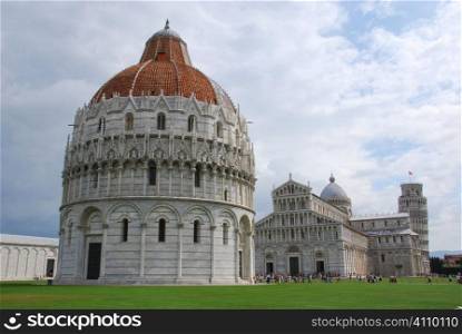 Baptistery in Piazza dei Miracoli, Pisa, Tuscany, Italy