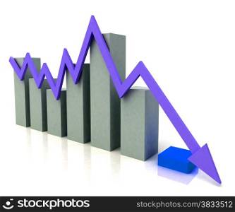Bar Chart Showing Blue Profit Line Against Budget Bar Chart