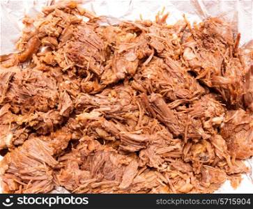 Barbacoa de res meat mexico style boiled cow meat Mexican recipe