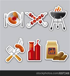 barbecue stickers