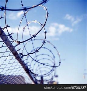 Barbed Wire Barrier