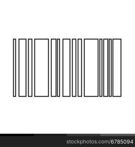 Barcode icon illustration design