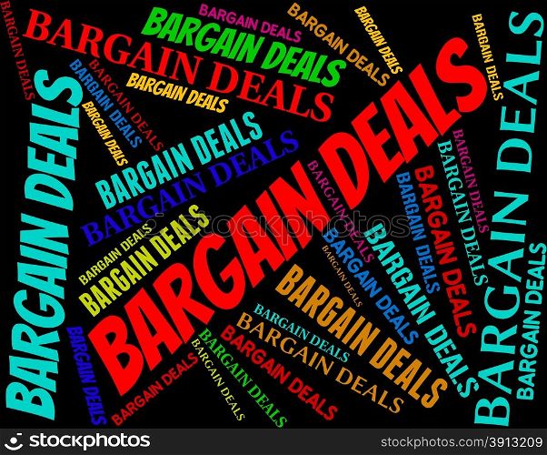 Bargain Deals Meaning Word Text And Words