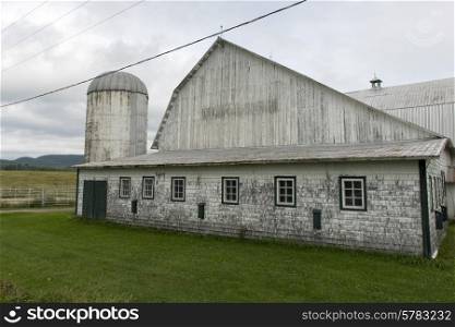 Barn in a field, Quebec, Canada