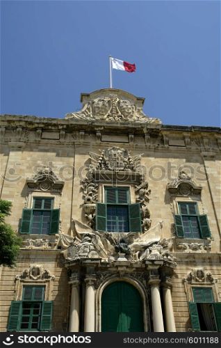 Baroque Architecture on medieval building in the island of Malta