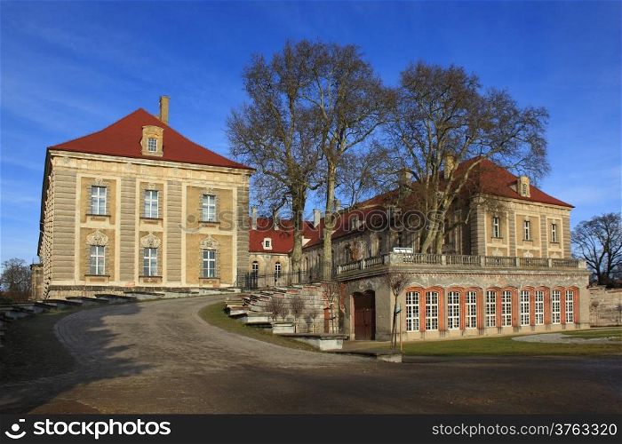 Baroque palace in Zagan at Poland