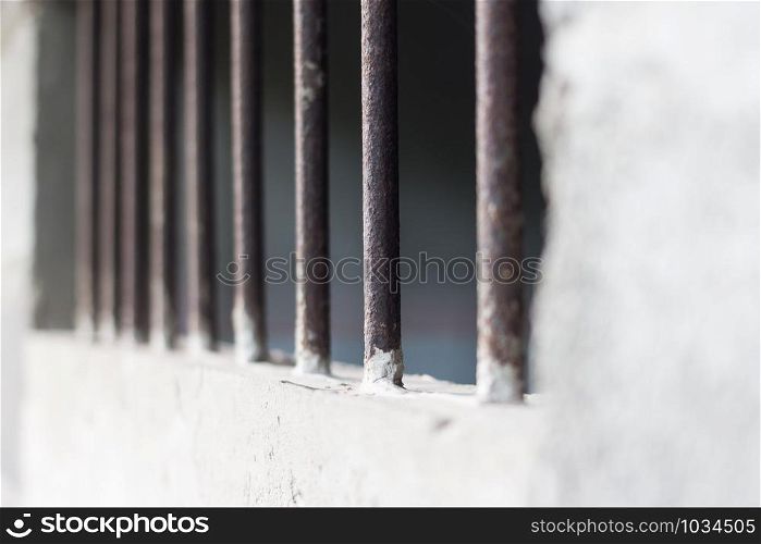 Bars in jail