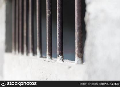 Bars in jail