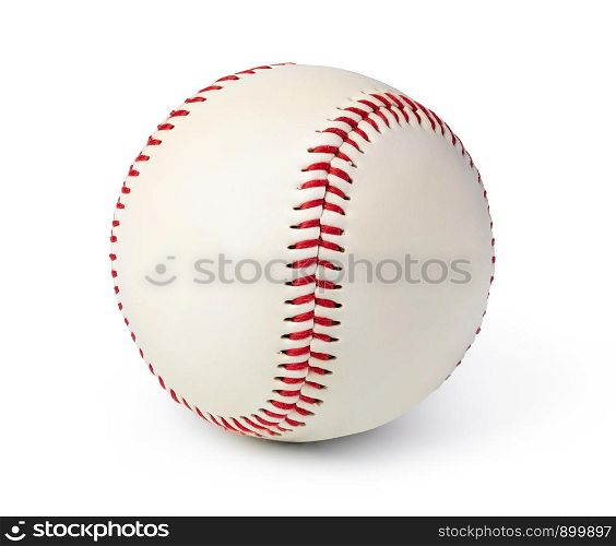 Baseball Ball Isolated On White Background. Baseball Ball