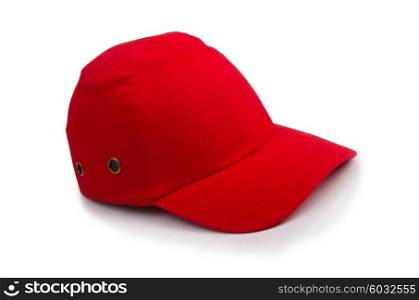 Baseball cap isolated on the white