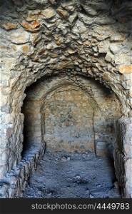 Basement of roman bath in Antiohia Pisidia near Yalvac, Turkey
