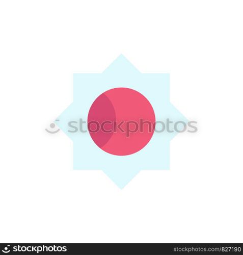 Basic, Setting, Ui Flat Color Icon. Vector icon banner Template