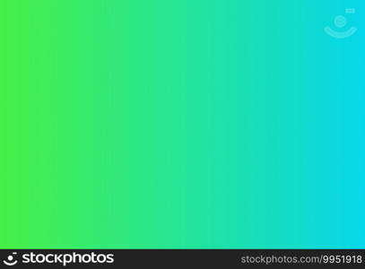 Basic smooth green blue color gradient illustration.