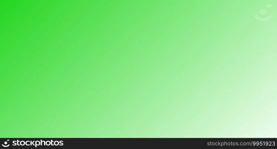 Basic smooth green white color gradient illustration.
