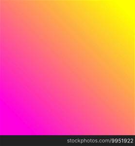 Basic smooth pink yellow color gradient illustration.
