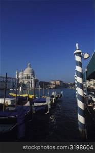 Basilica at the waterfront, Santa Maria Della Salute, Venice, Veneto, Italy