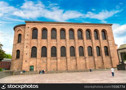 Basilica of Constantine in Trier in a beautiful summer day, Germany