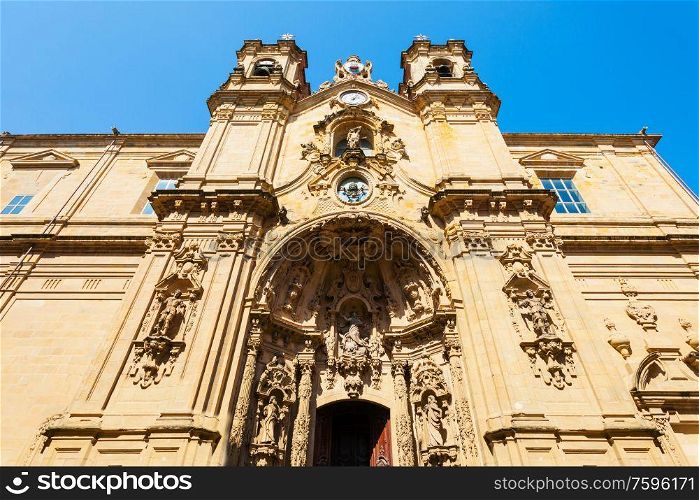 Basilica of Saint Mary of the Chorus is a baroque Roman Catholic parish church and minor basilica in San Sebastian, Spain