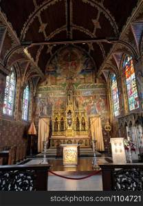 Basilica of the holy blood at Bruges, Belgium