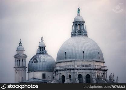 Basilica Santa Maria della Salute dome, Venice, Italy