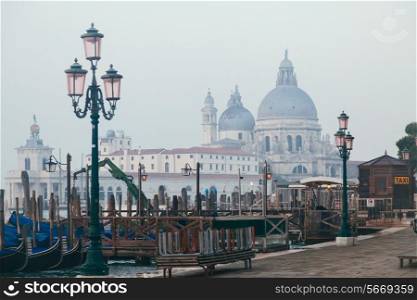 Basilica Santa Maria della Salute in Dorsoduro, Venice and Grand Channel&#xA;