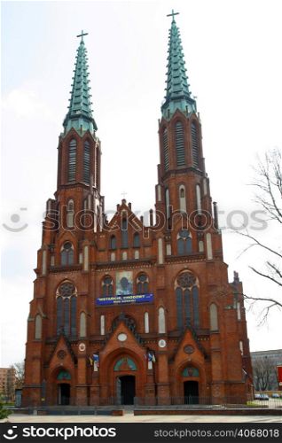 Basilica Warsaw Poland.