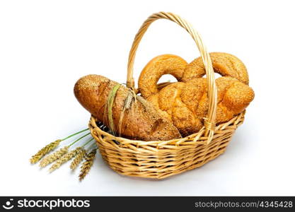 Basket with bread