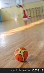 basketball ball indoor at school and gym