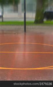Basketball Court in Park Blocks