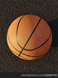 basketball field close up