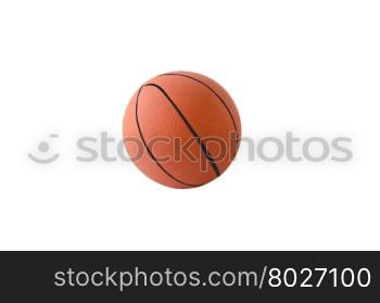 Basketball isolated on the white.