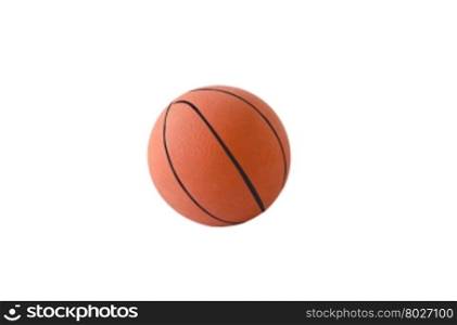 Basketball isolated on the white.