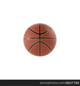 Basketball isolated on white background. 3d render