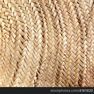 basketry traditional texture of interlaced dried reed