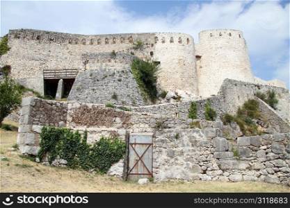 Bastion of old fortress in Knin, Croatia