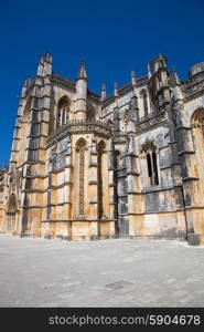 Batalha Cathedral world heritage near Leiria, Portugal