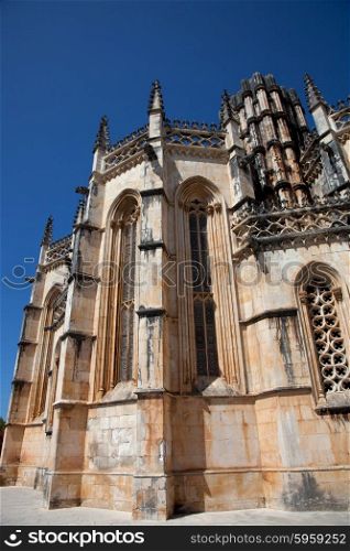 Batalha Cathedral world heritage near Leiria, Portugal