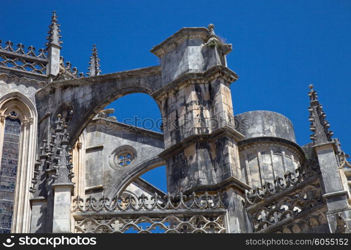 Batalha Cathedral world heritage near Leiria, Portugal