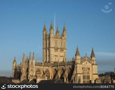 Bath Abbey in Bath. The Abbey Church of Saint Peter and Saint Paul (aka Bath Abbey) in Bath, UK